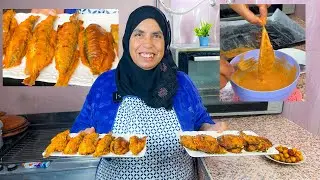 تخليطة سحرية كاتخلي وصفة السمك ماتشبعيش منها 😋