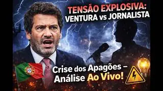 EXCLUSIVO: Tensão Ventura vs Jornalista na Crise dos Apagões – Quem Tem Razão?