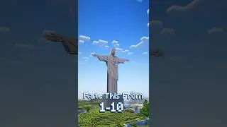 Build Christ the Redeemer 🇧🇷 #minecraft #brazil #minecraftbuilding