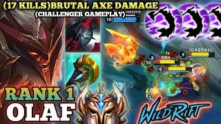OLAF VERY AGGRESSIVE TOWER DIVE!! - TOP 1 GLOBAL OLAF BY with her forever - WILD RIFT