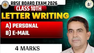 Letter Writing Class 10 English | Format + Examples | RBSE Board Exam 2026