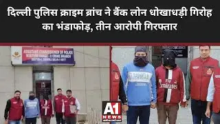 Delhi Crime: Delhi Police Crime Branch busted a bank loan fraud gang, arrested three accused