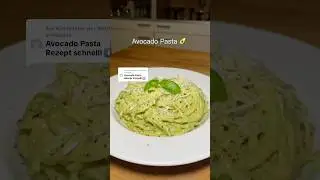 Avocado Pasta 🥑😍 #pasta #rezept #food #food #leckerkochen #foryou #f&uuml;rdich #fyp #avocado