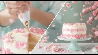 Spring Blossom Cakes &ndash; Cherry blossoms, soft colors, and delicate petals