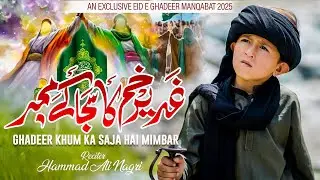 Ghadeer E Khum Ka Saja Ke Mimber | Hammad Nagri | Eid E Ghadeer Qasida 2025 | Mola Ali Manqabat