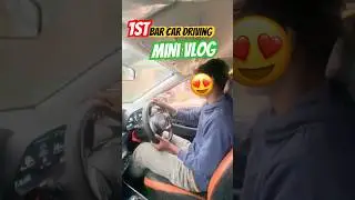 1st bar car driving vlog🤓😍#bitturabvlogs #minivlog #cardriving ￼