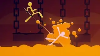 THE FLOOR IS LAVA! | STICK FIGHT