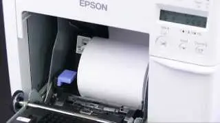 EPSON TM-C3500 - Roll Paper Change