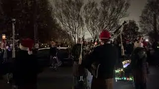 Bagpipes on Church Hill