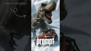 Chatgpt Prompt : Terrifying 8K T-Rex Arctic Jeep Chase! 🥶🦖 #short #chatgpt #prompt #fpy #trending
