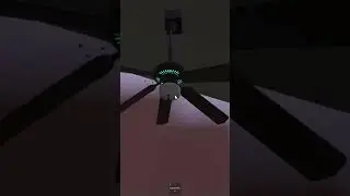 THIS IS DANGEROUS! Broken Roblox Ceiling Fan Sparking #shorts #robloxceilingfan #roblox