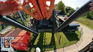4K - Manège TRIOPS [Coaster] - Parc Bagatelle 2022 | On ride POV 🎢 #coaster #attraction #bagatelle