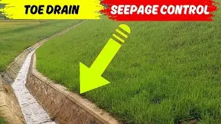 Toe Drain for Seepage Control in Embankment Dams | #hydraulic #structure #dam