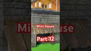 Mini House DIY | Making a Tiny Japanese Eatery, Wooden Furniture & Clay Dishes #shorts