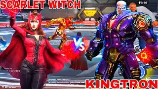 Wanda ( Scarlet witch ) vs Kingtron - Marvel future revolution gameplay