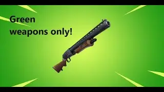 Green weapons challenge in Fortnite