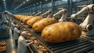 Inside a Pringles Production Line: From Raw Potatoes to Stacked Potato Crisps (Full Process)