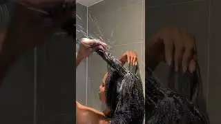 MICROLOCS WASH DAY ROUTINE | HOW I WASH MY MICROLOCS (19 months loc'd) #shorts