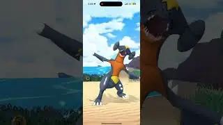 Wild Area 2025 Shiny Mighty Garchomp Encounter in Pok&eacute;mon Go #shinypokemon