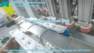 Eight Color Pad Printer for Washing Machine Control Panel Pad Printing Machine