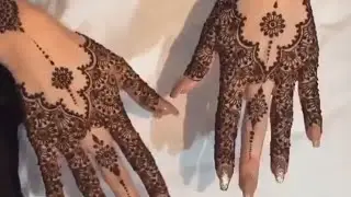 نقش هندي رائع للعروس 👰 ستايل جديد 2020❤