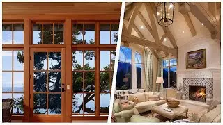 75 Medium Tone Wood Floor Living Room Design Ideas You'll Love 🔴