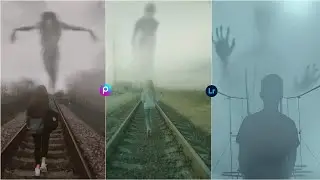 A Ghostly Shadow in Mist: Dramatic Photo Editing PicsArt Tutorial