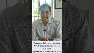NIOS September 2023 Updates | OBE Admission & Secondary Exams | Helikx Open School