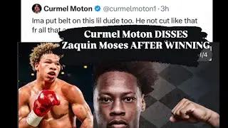 Curmel Moton DISSES Zaquin Moses after WINNING TONIGHT #boxing #boxer #box #zaquinmoses #curmelmoton