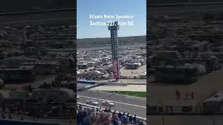 Atlanta Motor Speedway viewing perspectives: Section 227, Row 50