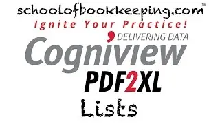 Cogniview - Lesson 2 - Lists