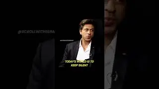 Shah Rukh Khan's Life-Changing Advice: Silence is the Best Communication!
