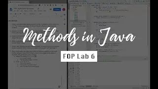 #WatchMeSolve Methods Exercises in Java | Fundamentals of Programming (FOP) | Lab 6