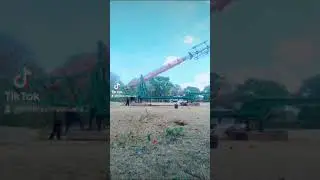 Cow Tower [Cell on Wheels] Dismantle at kataragama Sri Lanka