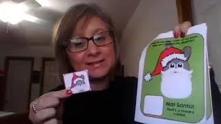 Whos hiding behind Santa's Beard