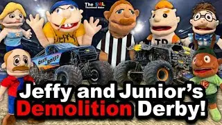 SML Parody: Jeffy And Junior's Demolition Derby!