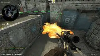 CS:GO - Molotov Ancient Double Doors to Ninja
