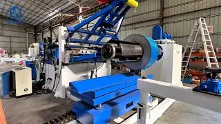 [SteviS Laser] 4 mm thickness steel coil automatic leveling & shearing production line, ship to USA