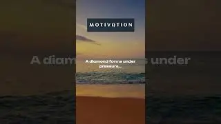 A diamond forms under pressure #shorts #motivation #subscribe