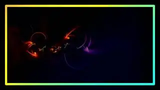 Neon Light Border | Frames Template Video | Glowing Frame Black Screen | Background Loop #frames