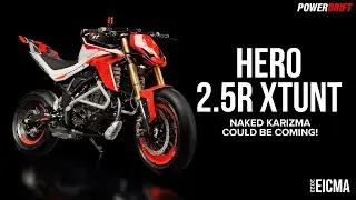 Hero&rsquo;s got a hot new naked motorcycle in the works! |2.5R Xtunt First Look| EICMA 2023 on PowerDrift