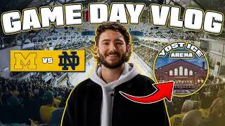Inside Yost Ice Arena: Michigan vs Notre Dame Game Day, Student Section & Arena Food