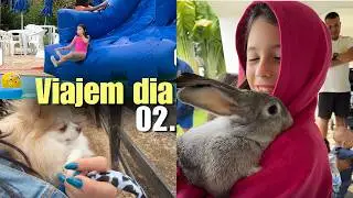 Viajem dia 02 | Conhecemos vários Animais foi muito divertido