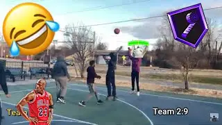 ONE OF THE CRAZIEST 4V4 BASKETBALL GAMES I'VE EVER BEEN IN.