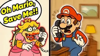 Bowser Tricks Mario, but Loses to Mario's Stupidity