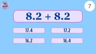 Decimal Addition Quiz | How to add Decimals | Learn Decimals
