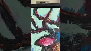 Painting | Abstract Art in Acrylic | Deer Painting | Original Artwork #shorts