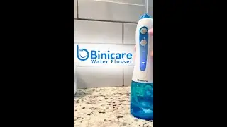 Floss like a boss with Binicare cordless water flosser for teeth.