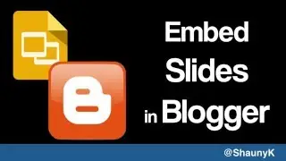 Embed Google Slides in Blogger