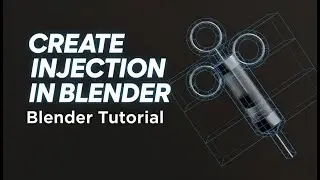 BLENDER || CREATE 3D MODEL OF INJECTION  UNDER 10 MINUTES !!